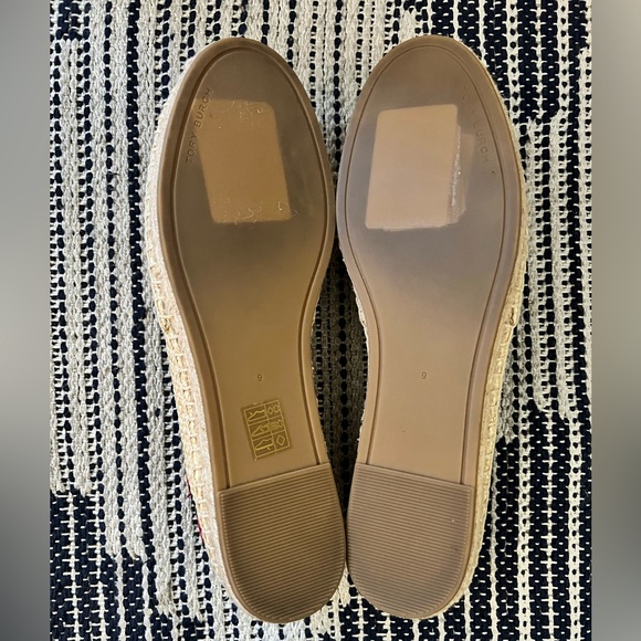 NWOB Tory Burch Flat Raffia Embroidered Espadrilles Fruit Basket - Picture 7 of 9